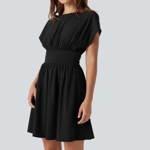 Halara Breezeful Batwing Mini Work Dress with Pockets -XL